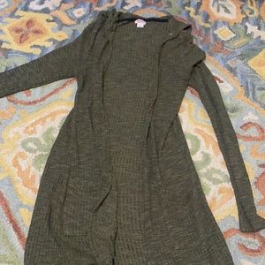 Hooded cardigan
